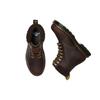 Dr. Martens 1460 Wintergrip Fleece Leather Boots 'Cocoa Dark Brown' Men's 26091247