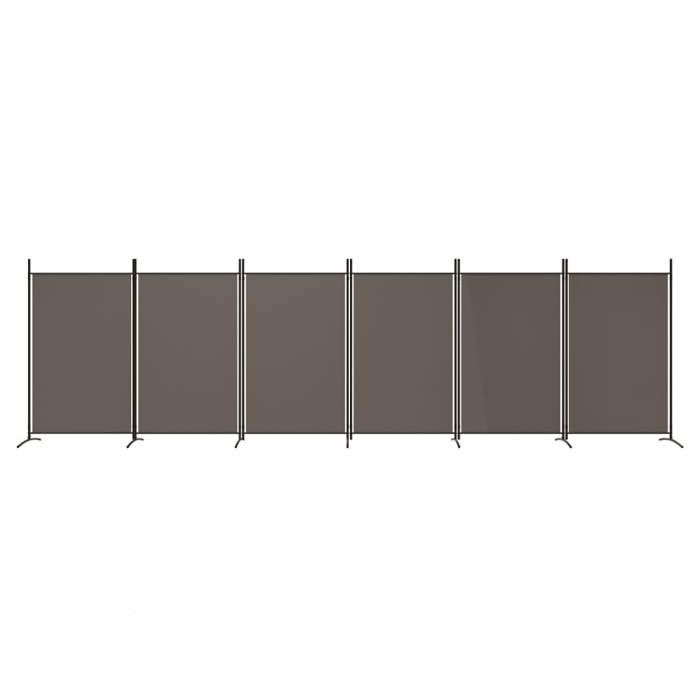 VidaXL Cloison de Séparation 6 Panneaux Séparateur de Pièce Pliable Diviseur Écran d'Intimité Paravent Décoration Salon 350272