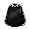 Casual Mens Fall Sweatshirt With Color Block Collar And Drawstring Hem For Youth Fashion
