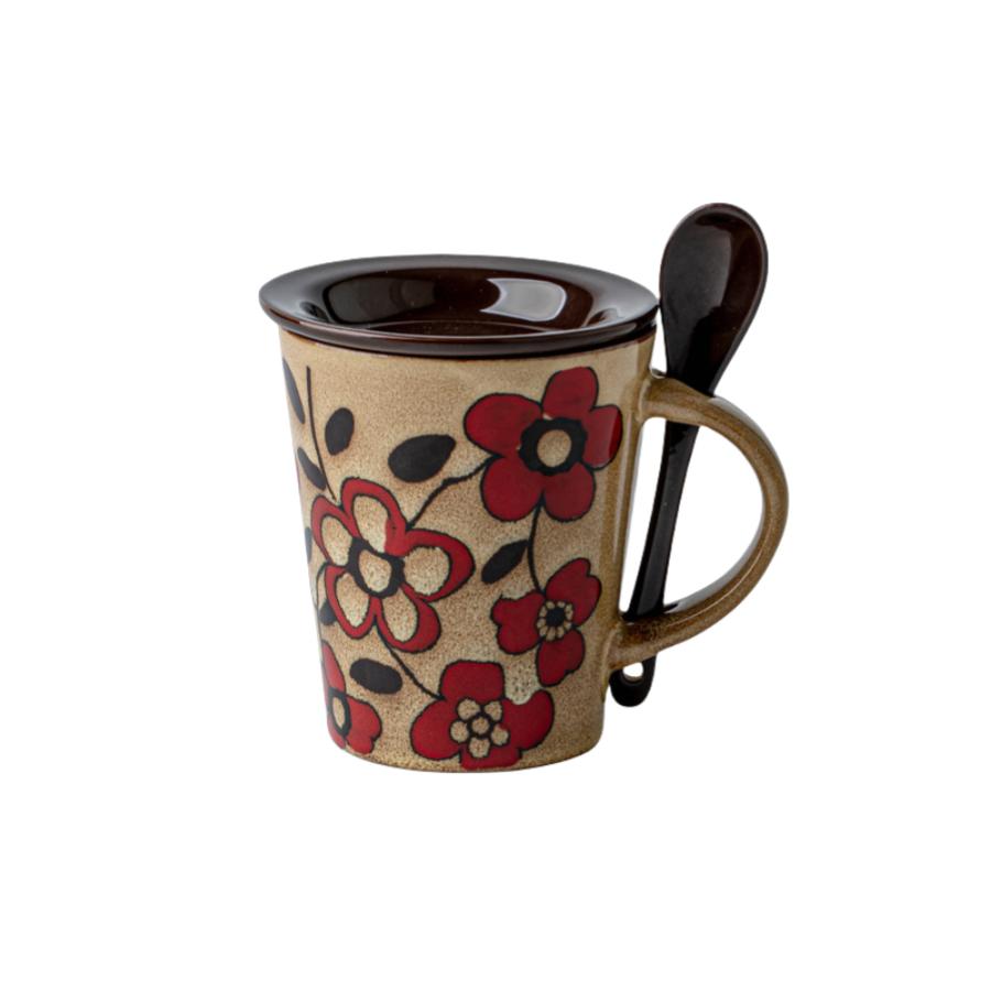 350ml Porcelain Coffee Mugs, Classic Blank Ceramic Cup with Large Handle for Tea Latte Cappuccino