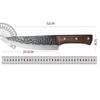 Forging Boning Knife Chinese Full Tang Handle Knife Handmade 4CR13  Steel Kitchen Chef Slaughter Knives Wenge Wood  Handle