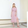 Lipbbam Creora Easy Corinne Artwork Pattern Wrap Dress Ldm54hp01