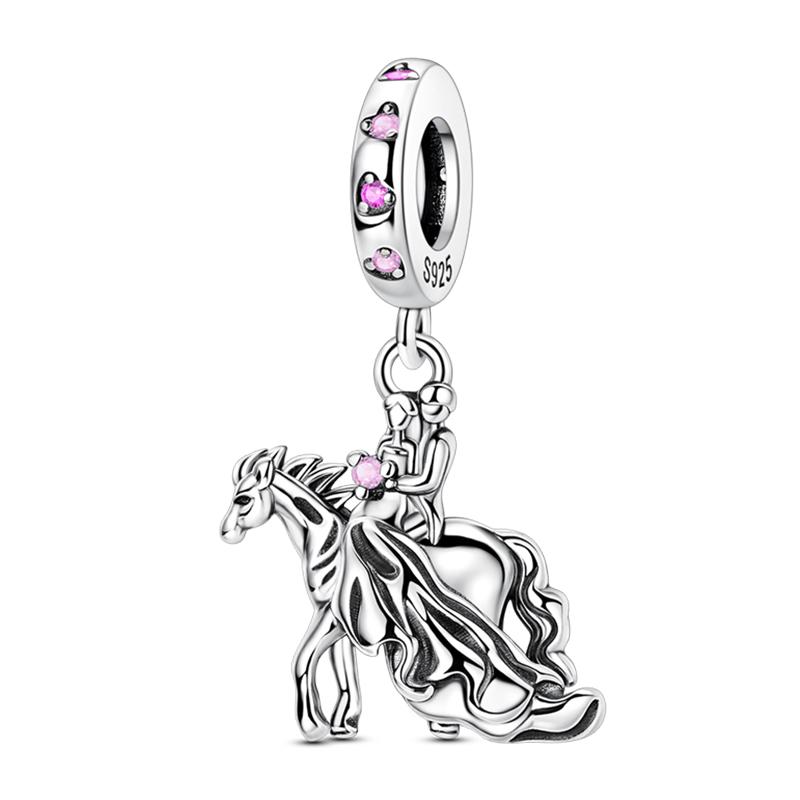 100% Copper Wedding Dress Flower Strawberry Snow Pear Watermelon Sweet 3Mm Charms Beads Pendants Diy Fine Jewelry