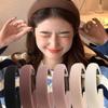 Retro Sponge Headband Milk Tea Color High Skull Headband Face Washing Headband All-match Outing High-end Pressure Hair Accessories