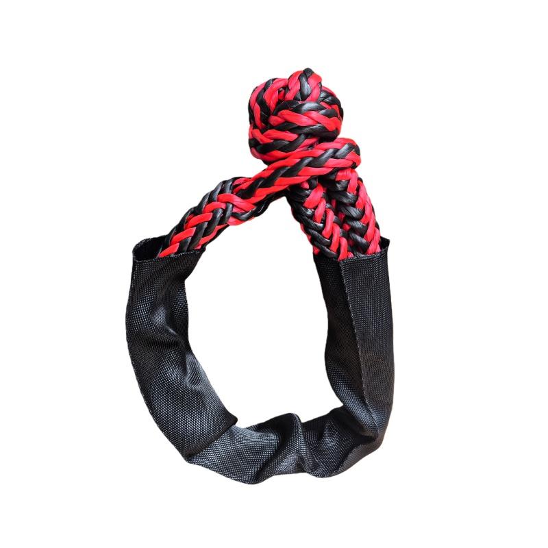 Mixture Color 12mm UHMWPE Soft Shackle 17 Tons Breaking Force Towing Strap 2 Pieces ARCTICSUN Brand 6 Month Warranty for