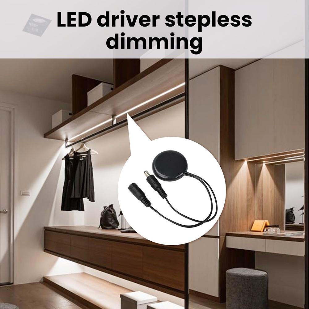 12V 24V LED Drive Dimmable Touch Sensor Switch 5cm Penetrating Wood Panel Smart Home Wardrobe Customized Dimmer