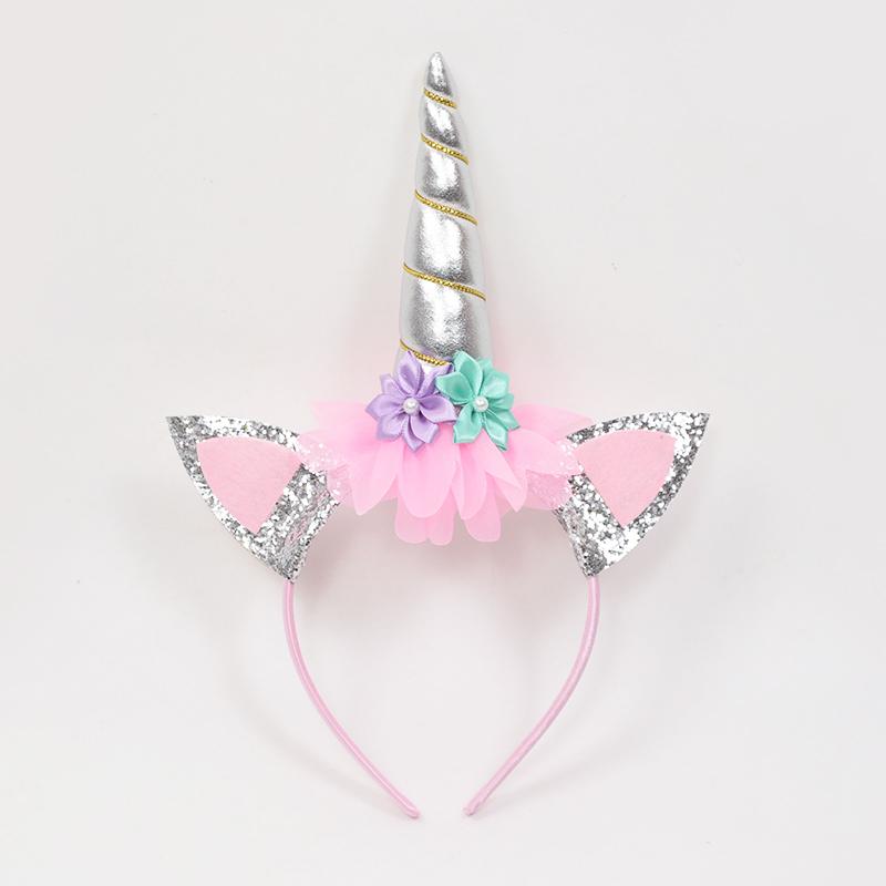 Regenboog Eenhoorn Engelenvleugels Haarband Voor Meisjes Eenhoorn Thema Verjaardagsfeest Decoratie Benodigdheden Kinder Cadeau Fee Cosplay Requisieten