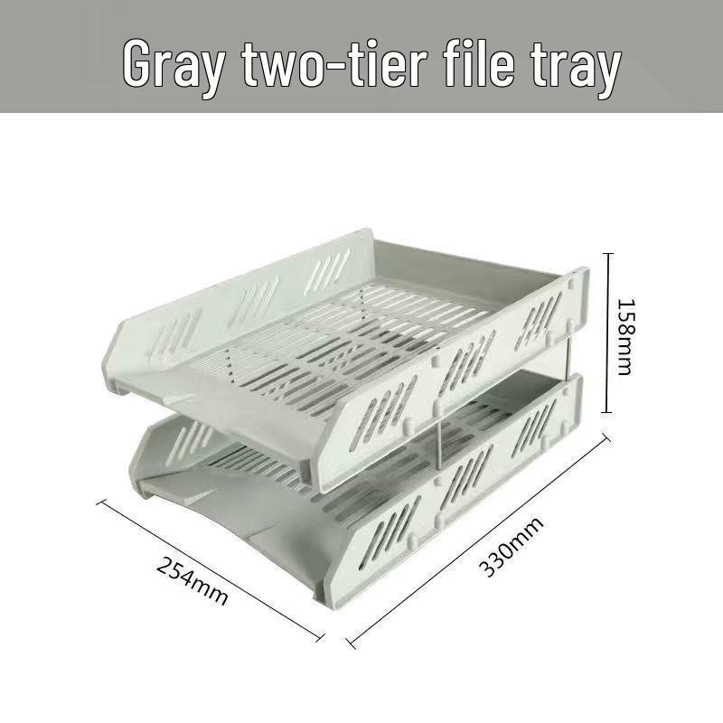 Student Desk Organizer: File Rack, Storage Tray & Book Stand