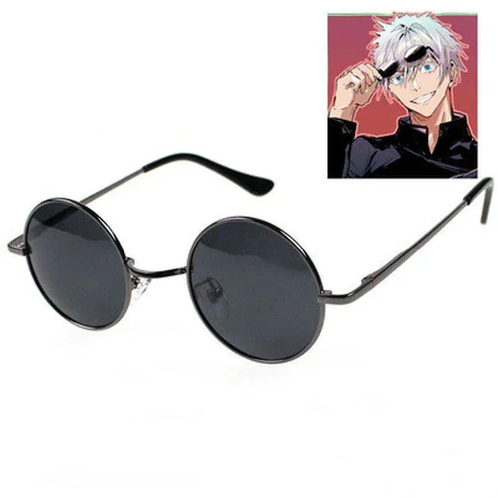 Metal Round Sunglasses Men Women Fashion Eyewear Glasses Brand Designer Vintage Sun Glasses Anime Cosplay Oculos De Sol 2025