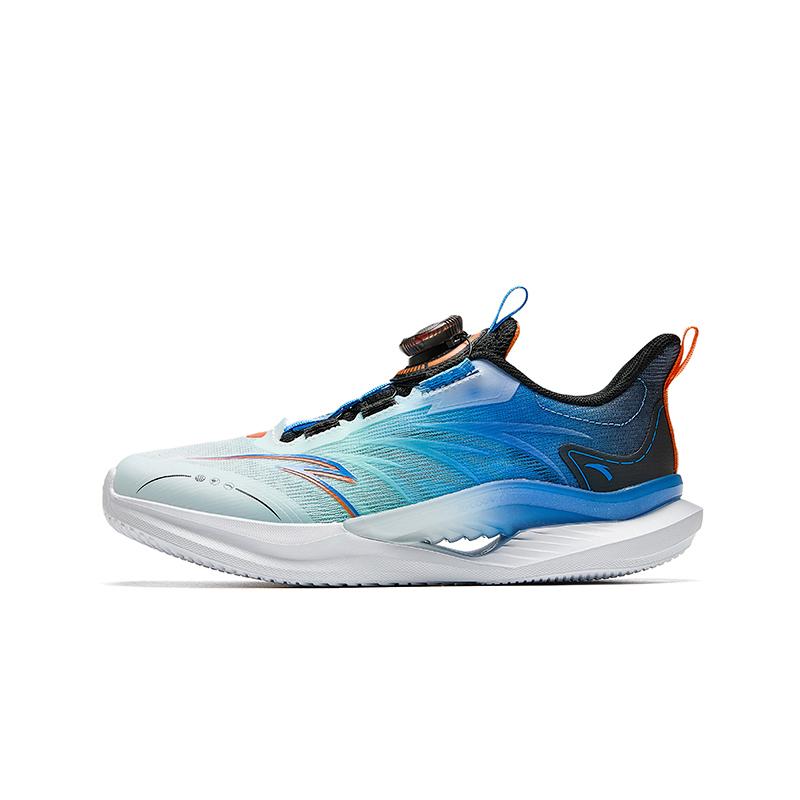 Anta Kids Wind Rider 1.0 Fabric Trendy Color Block Comfortable Versatile Knob Large Mesh Upper Sports Test Low Top Kids Running Shoes A12525567