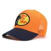 Bass embroidered mesh baseball cap, color-blocked baseball cap, men's summer breathable truck hat, high-top sun hat