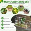 Reptilien Terrarium für Springspinnen Schlange Mit Klarem Beobachtungsdesign Und Sicheren Befestigungen Für Amphibien Lebensräume Box