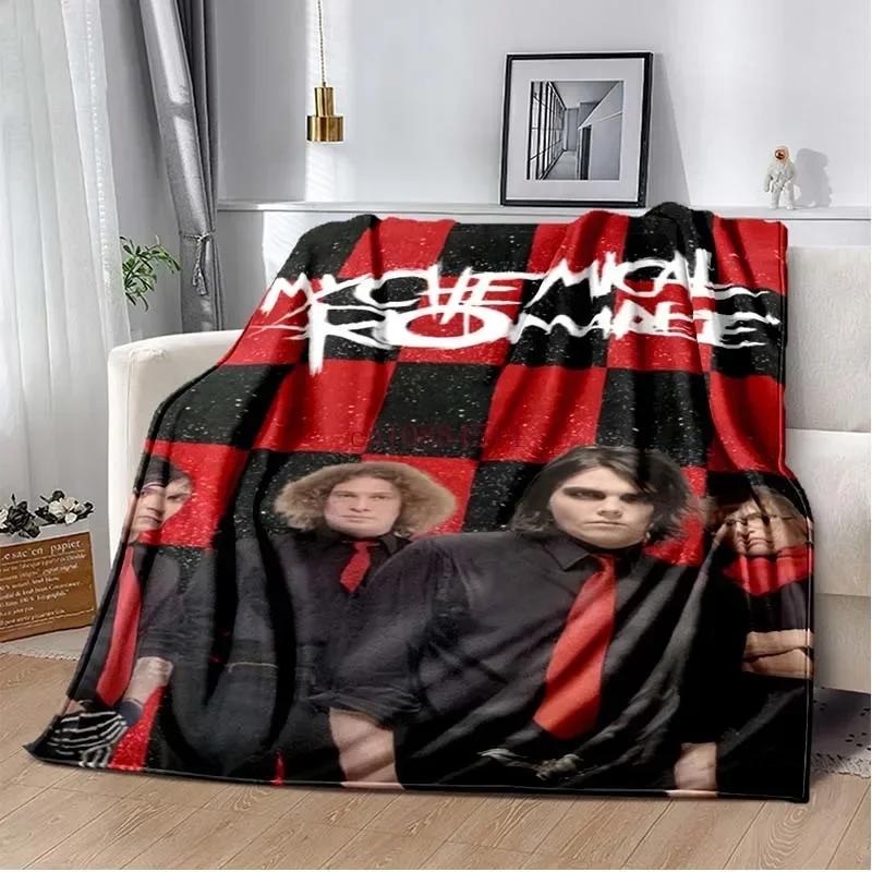 My C-Chemical R-Romance Band Printed Blankets,Kid's Baby Throw Blanket,for Bedroom Living Room Sofa Bed Car, Brithday Gift