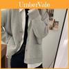 Sweater For Women Long Sleeve Knit Cardigan With Puffed Detail For Casual Office Wear