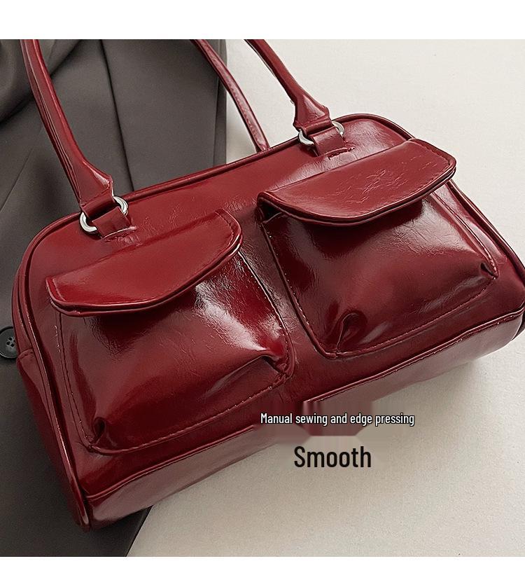 Korea Heo Yunjin Style Boston Shoulder/Handheld Bag
