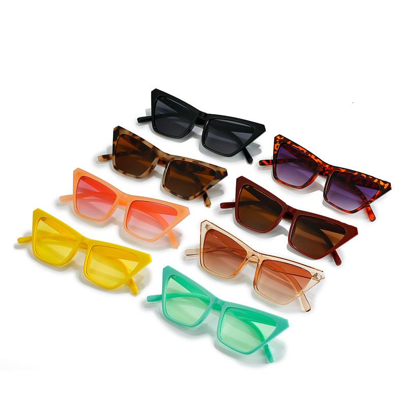 Cat Eye Sunglasses, Trendy Candy-Colored Glasses Of The Same Style, Personalized Sunglasses.