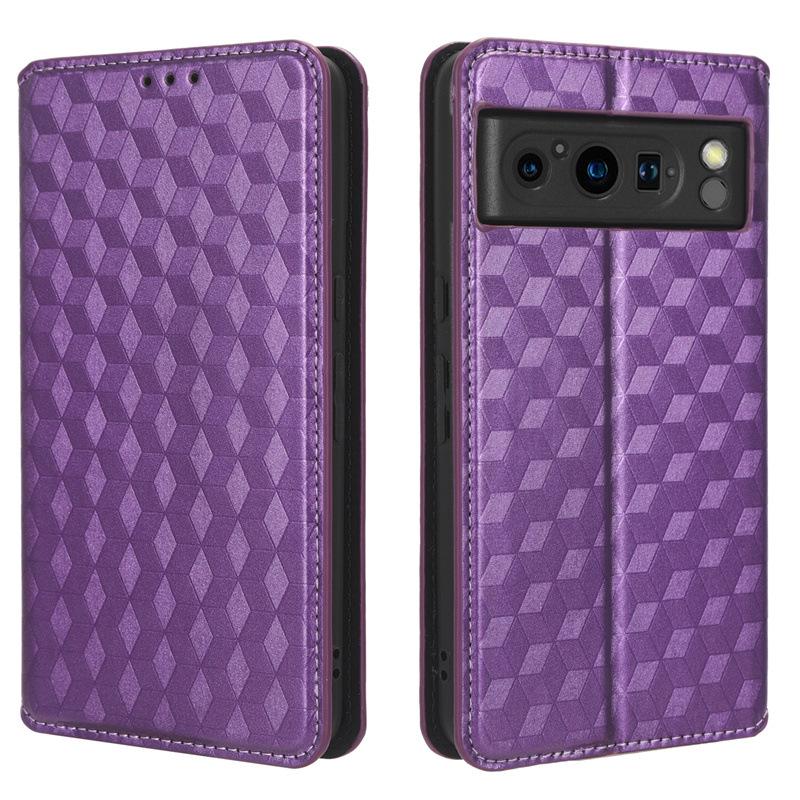 Leather Protective Drop-proof Stand Case with Card Holder for Google Pixel 8 Pro