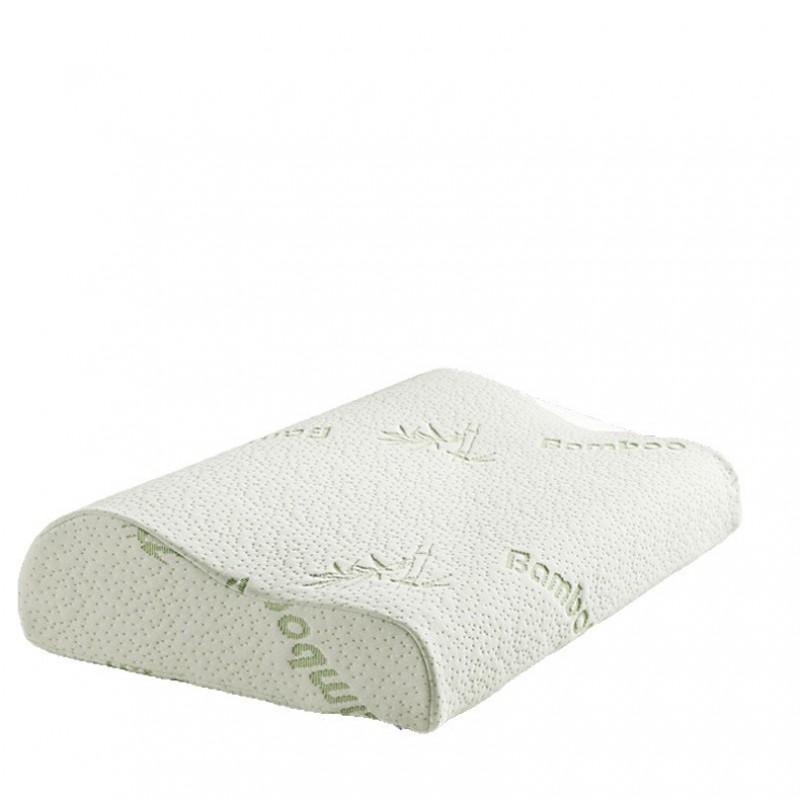 Bamboo Fiber Anti-Dust Mite Memory Foam Pillow Neck Support Sleep Comfort Home Use