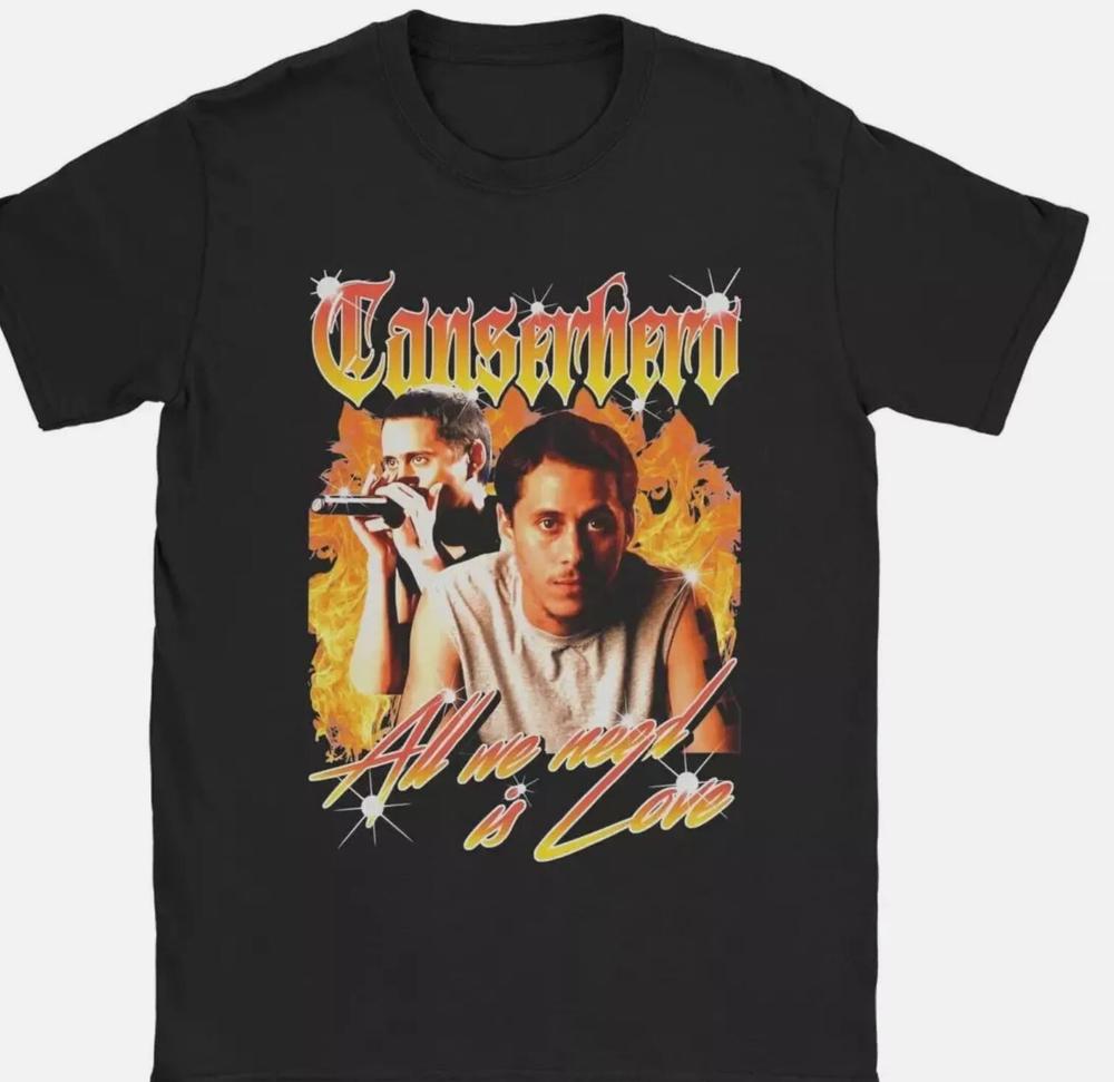 Casual Canserbero Tshirt Unisex Crewneck Cotton T Shirts Short Sleeve Tee Shirt S