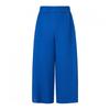 Pleats Me Oblique Waffle 7 8 Cropped Wide Leg Pants Ppptm025016