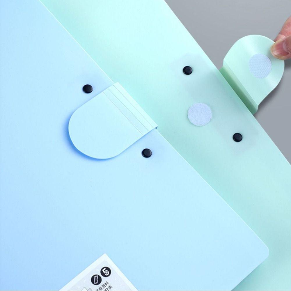 Simple Document Bag Multifunctional Test Paper Storage Booklet  Office Student Supplies