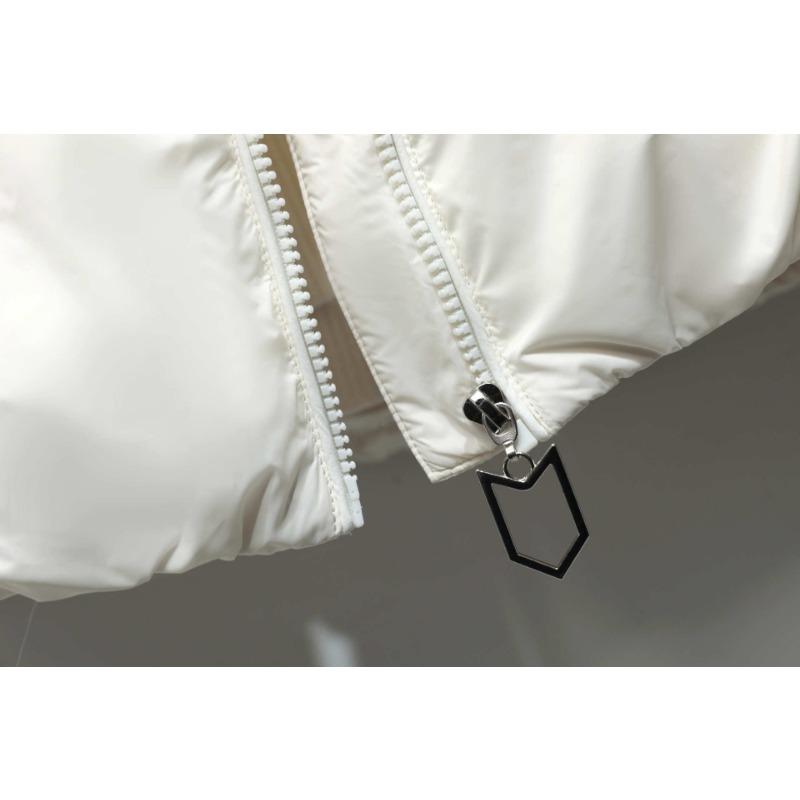 Autumn and Winter Women's Loose Stand-up Collar Waistcoat Women's Vest Simple Duck Down Jacket