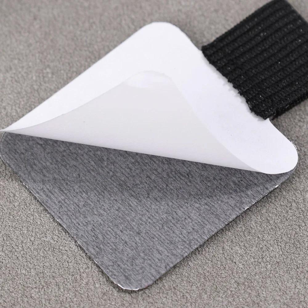 Easy To Carry Self-Adhesive PU Leather Pen Clip Pencil Elastic Loop Cover Ring for Diary PlannerClip for Apple ICell Phone IPencil Hol Practical Use