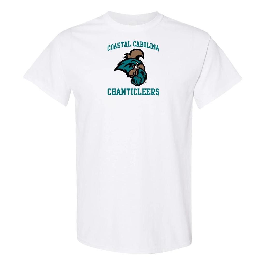 Coastal Carolina Chanticleers Arch Logo T-Shirt - White