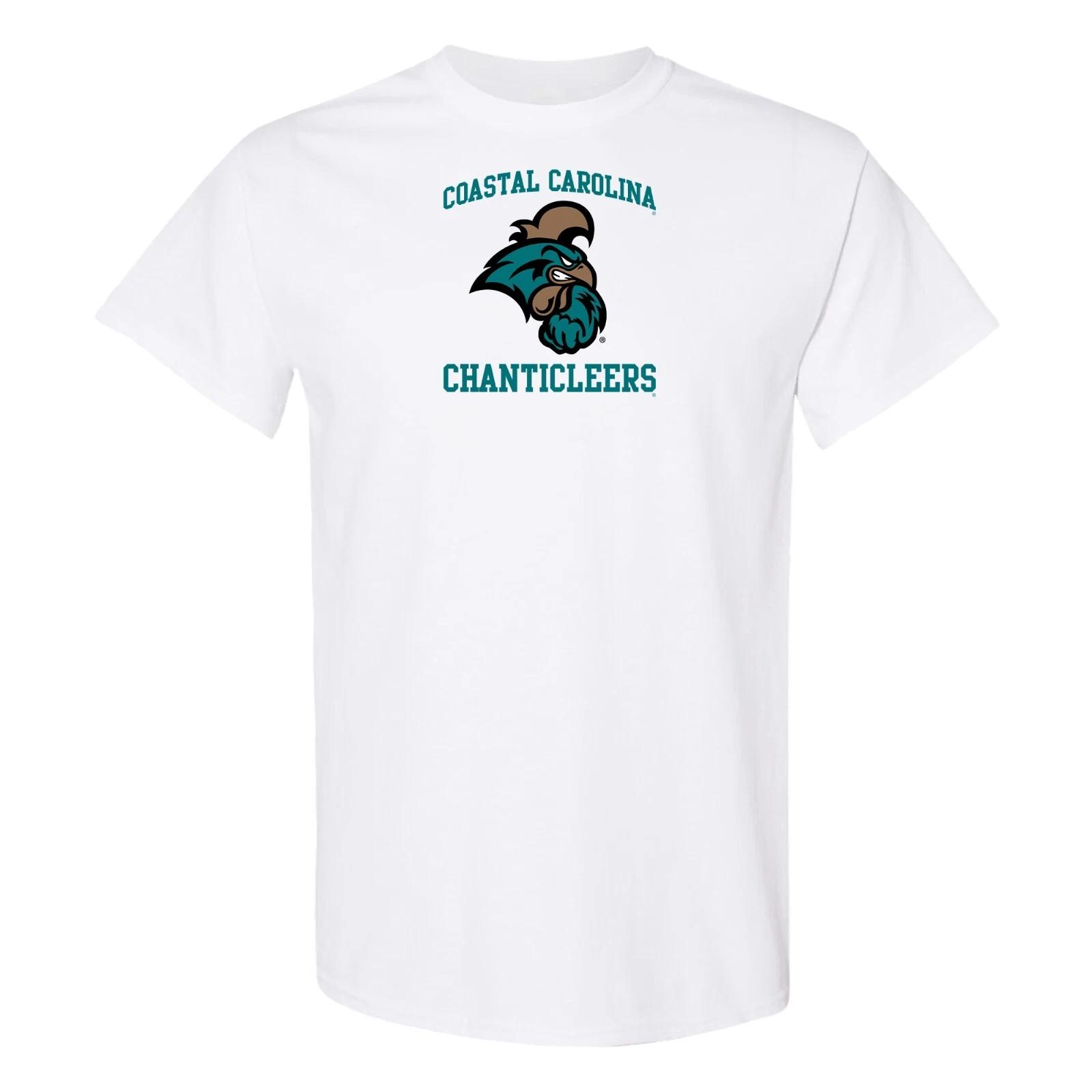 Coastal Carolina Chanticleers Arch Logo T-Shirt - White S