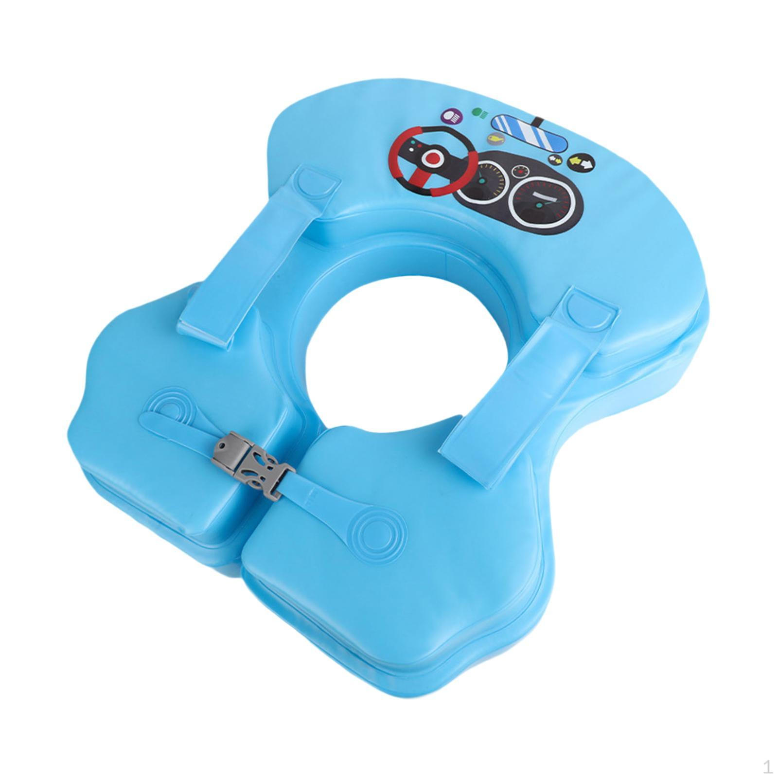 

Плавающий круг для младенцев и малышей, регулируемый по размеру, желтый синий