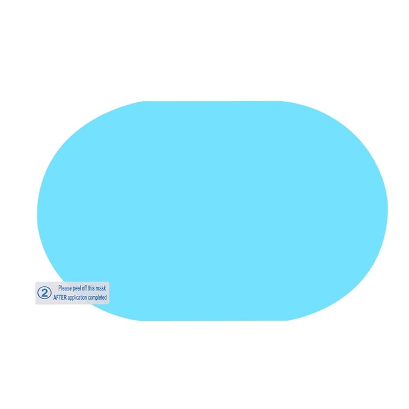 1/4/8/12 sztuk lusterko wsteczne samochodu folia przeciwdeszczowa Anti-Fog przezroczysta naklejka ochronna Anti-Scratch wodoodporne lustro okno