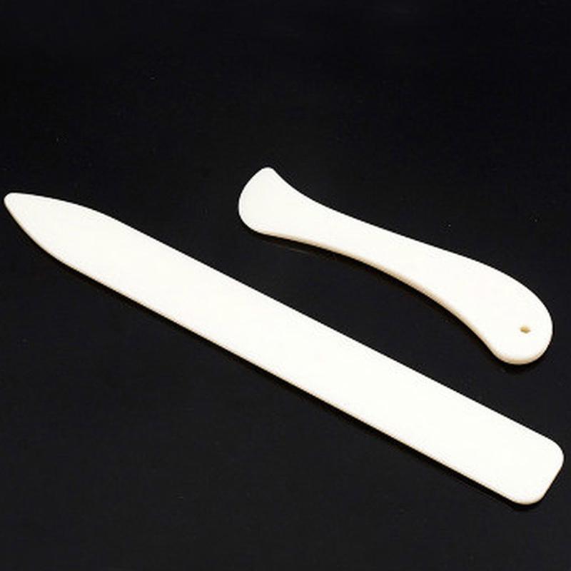 2 szt. narzędzi do rękodzieła z kości, do składania i bigowania skóry, do papieru