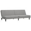 VidaXL 2-seater Sofa Bed Light Grey Velvet 375926