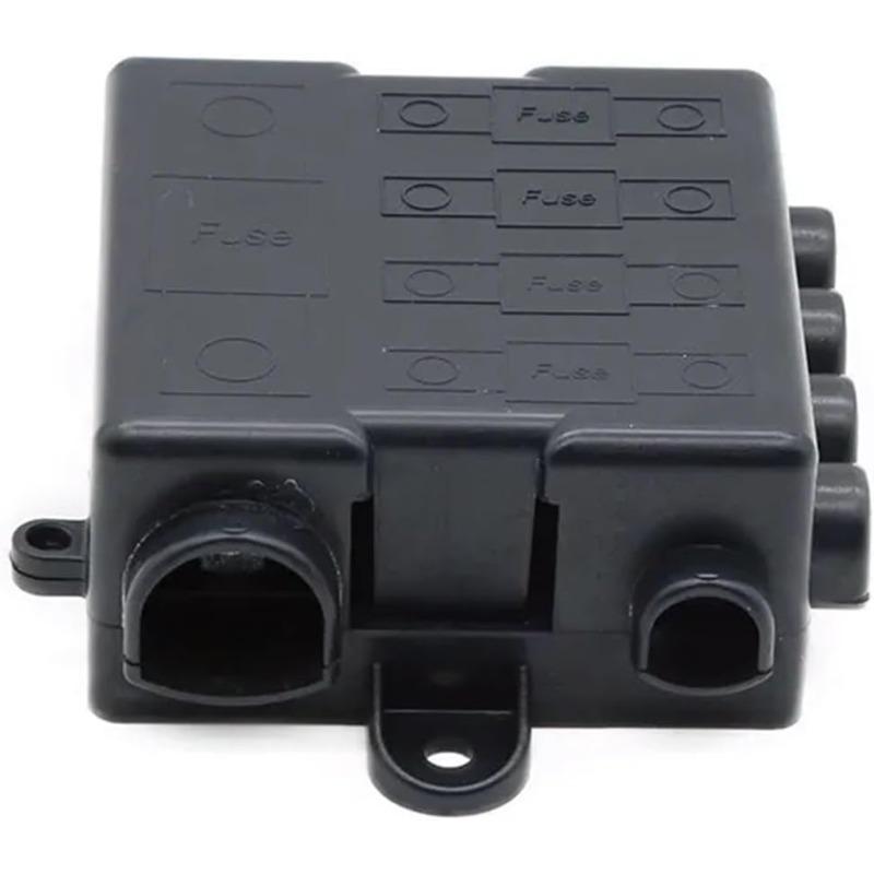 5ways Fuse Box with Bus Bar HEAVY DUTY Power Distribution Fuse Box Block Mega & Midi Fuses Holder 12v & 24v High Conductive