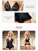 Plus Size European & American Sexy Suspender Bodysuit with Zipper and Quick Release - R81335
