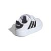 Adidas Breaknet 2.0 Cushioning Durable Low-Top Walking Shoes Baby Shoes White Black ID5276