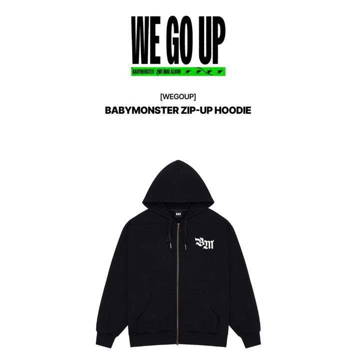

Pre-order BABYMONSTER WE GO UP Zip-up Hoodie