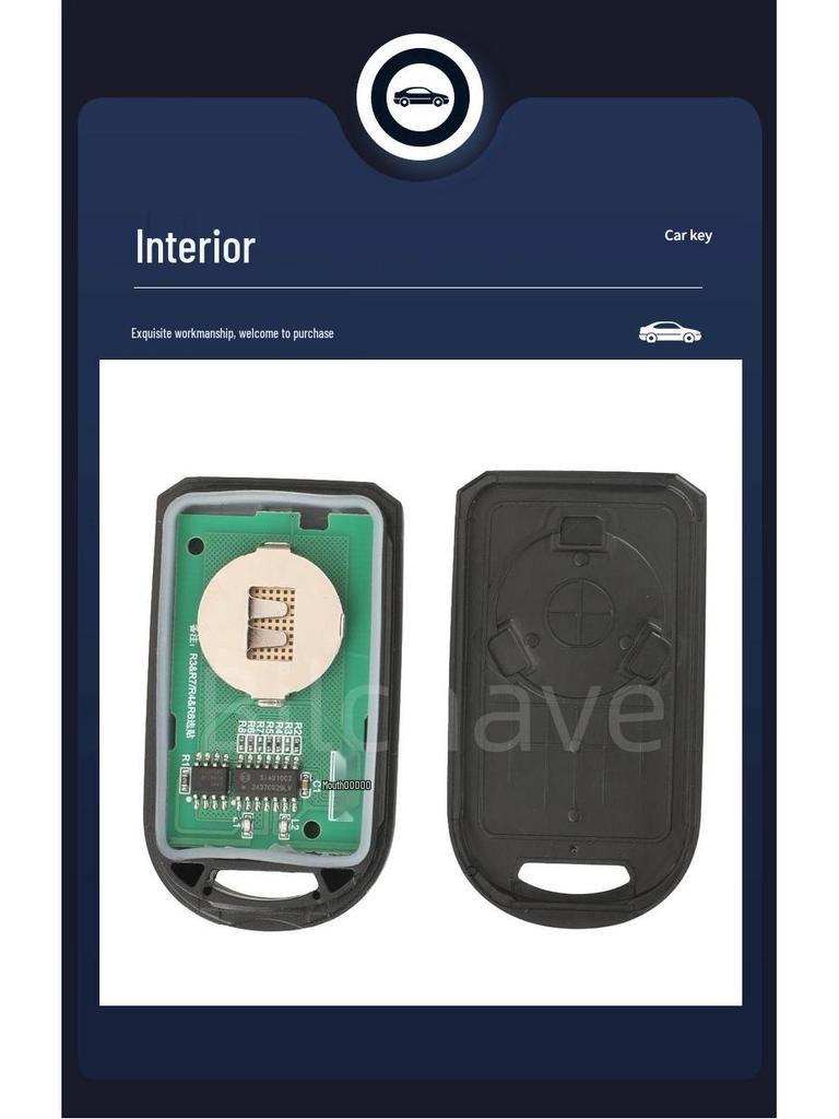 HL1K-5T: Compatible for 4-button Honda CR-V/Odyssey Car Remote Key (433MHz).