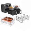 Stainless Steel Skewer Air Fry Rack For Meat Vegetables And Kebabs Portable Air Fryers Accessories for Cooking Roasting