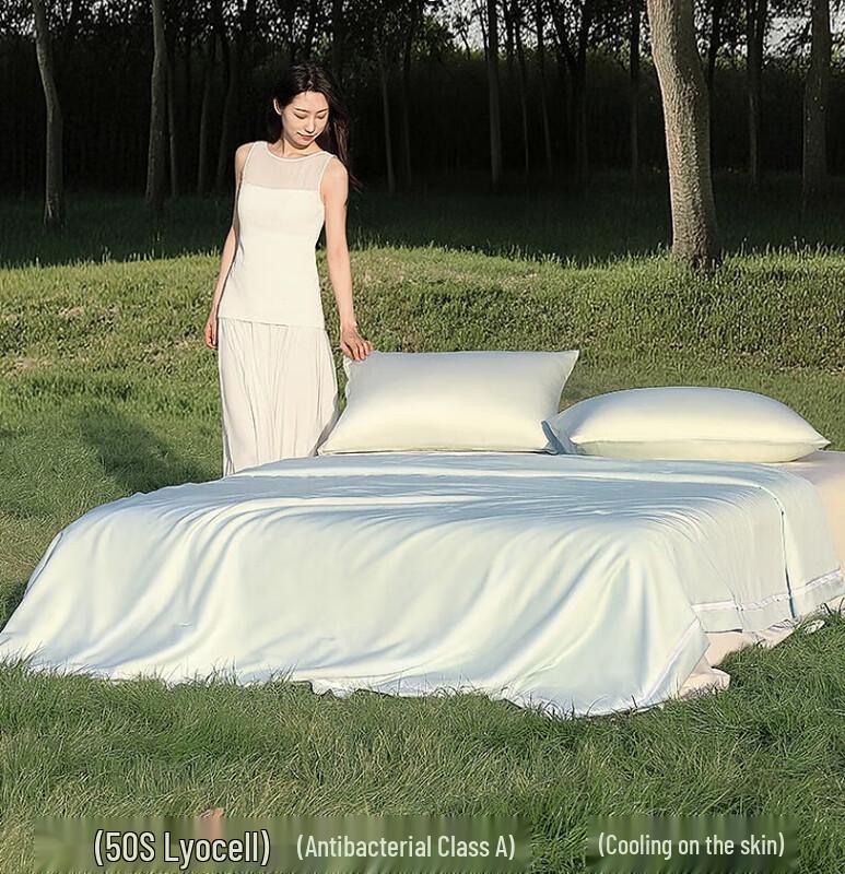 Mercury Home Textiles Four Seasons Tussah Silk Lyocell Quilt