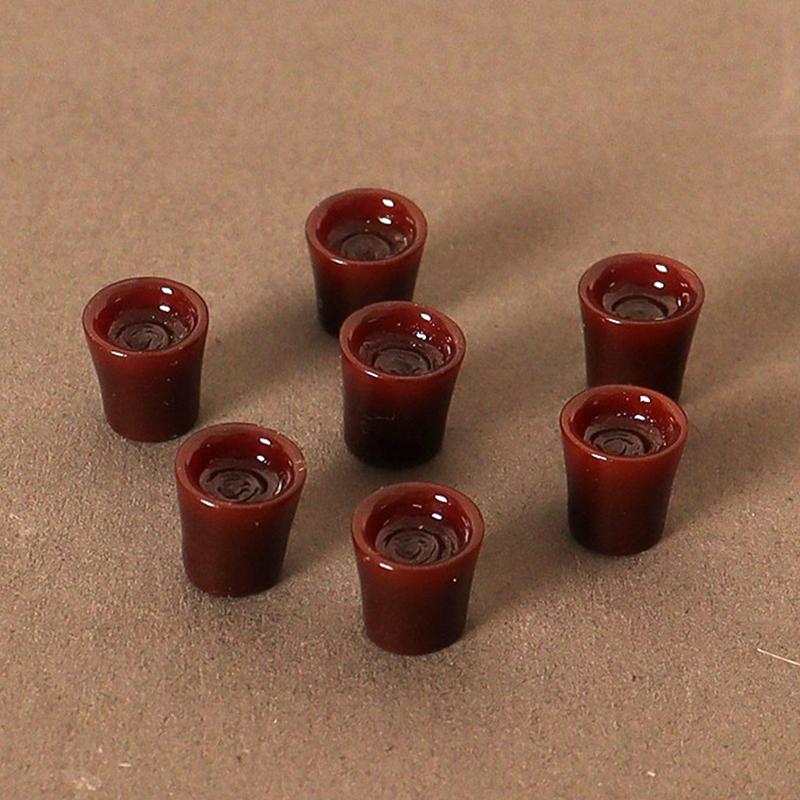1Impostare1:12 Barattolo per vino in miniatura per casa delle bambole, retrò, cinese, bicchiere per vino, modello, decorazione per cucina, giocattolo, accessori per casa delle bambole