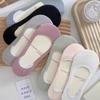 Women Invisible Boat Socks Spring Summer Solid Color  Wild Shallow Mouth Slipper Cotton Sock