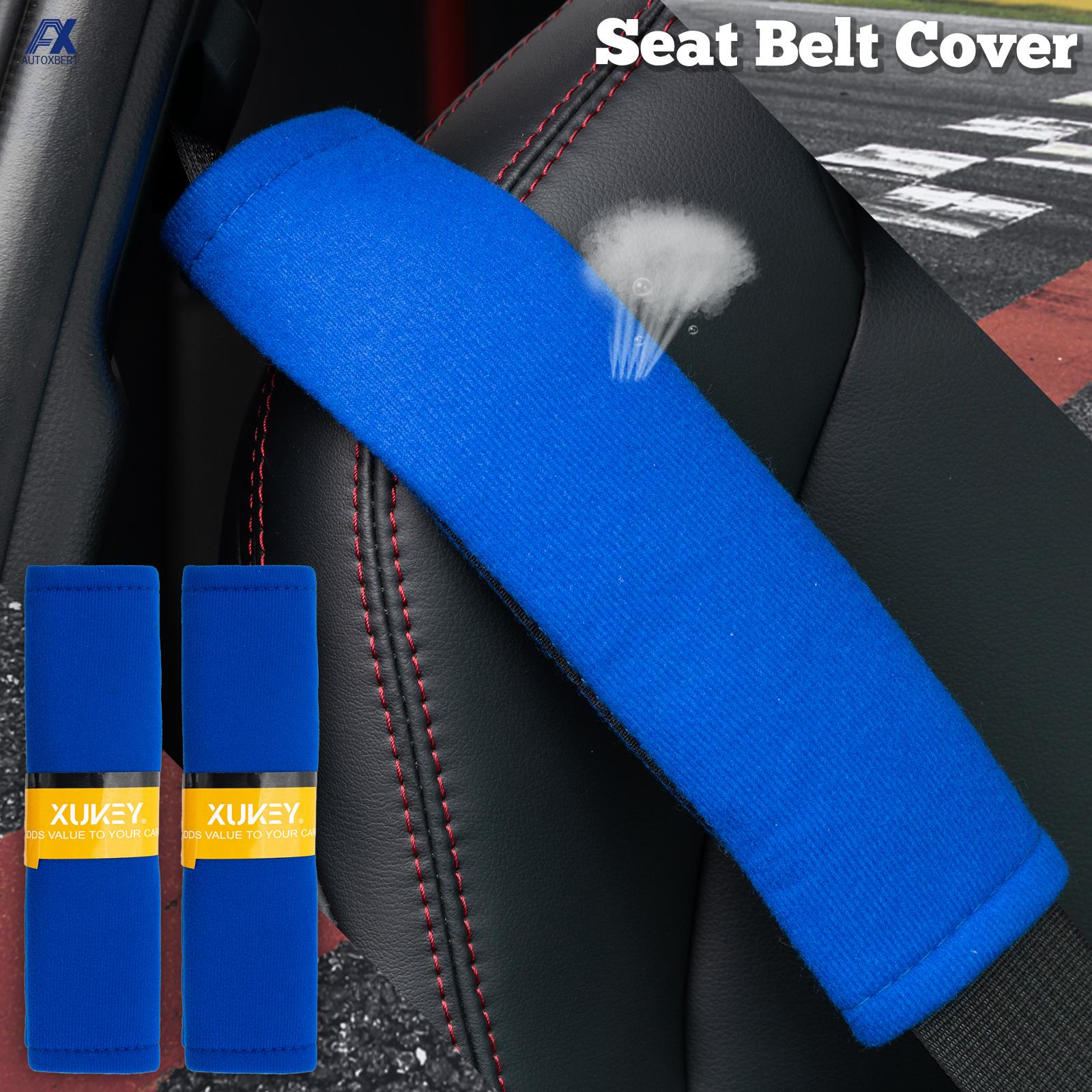

2pcs Blue Auto Child Cotton Safety Belt For Cars Shoulder Protection Car-styling Pad Seat Belt Cover Seat Belts