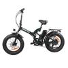 UNIVERCYCLE B4 All-Terrain Folding Electric Bike 20 Inch Fat Tires 48V12.5Ah Battery 60KM/H Load 350W Motor Urban Commuting Adult E-Bike With TowSeat
