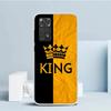 Lovers King Queen Phone Case For Xiaomi Redmi Note 15 14 14S 13 12S 12 Pro Plus 11S 11 11T 11E 10S 10 + Soft TPU Back Cover Redm