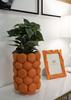 Vase Orange Cm Ø 19X28