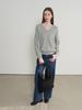 GENERALIDEA Cotton Layered V-Neck Knit Pullover [Light Grey] / Gf1Lkp506