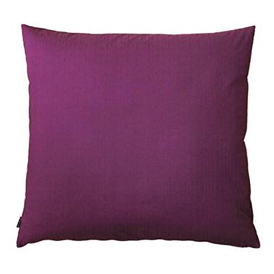Fabrizm Japanese-made Meisen-size Zabuton Cushion Cover 55 X 59 Cm Tsumugi Edo Purple 1086-pu