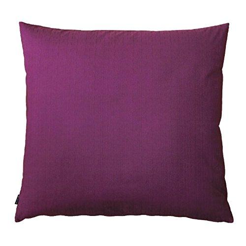

fabrizm Japanese-made Meisen-size Zabuton Cushion Cover 55 x 59 cm Tsumugi Edo Purple 1086-pu