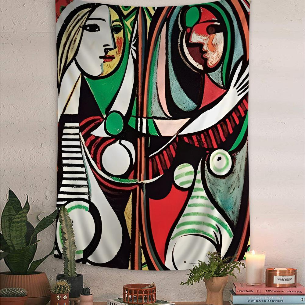 Artist Pablo Picasso Tapestry Art Printing Japanese Wall Tapestry Anime Wall Hanging Home Decor